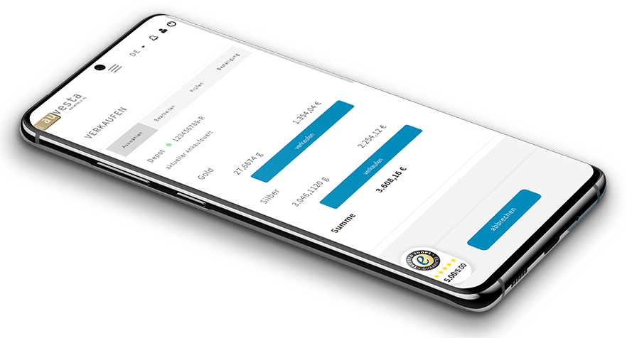 Onlinedepot Auvesta Edelmetalle AG - Holen Sie sich den Onlinezugang und eröffnen Sie Ihr Edelmetalldepot